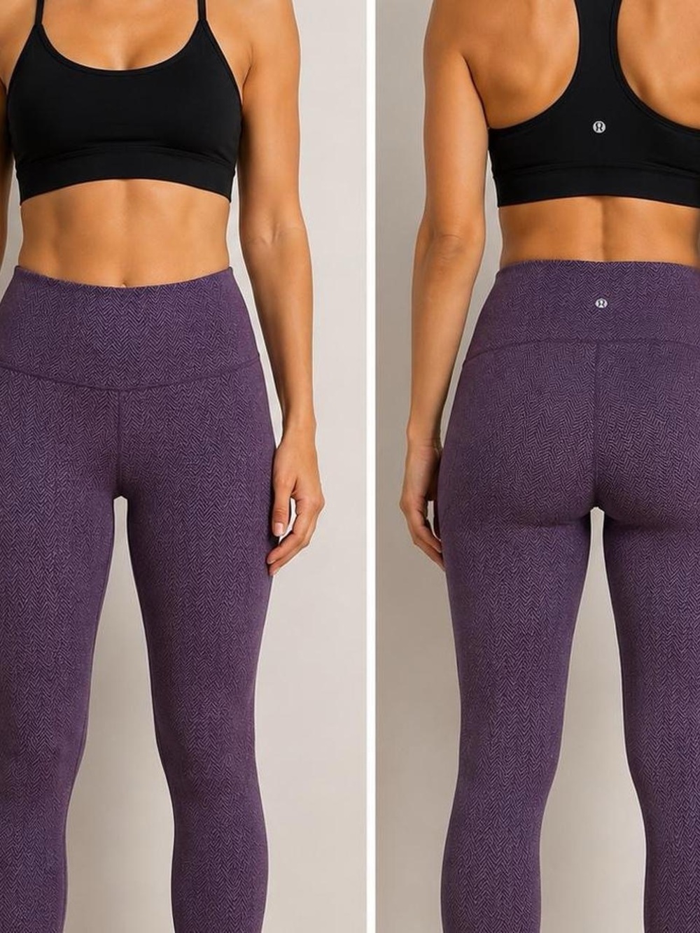 Lululemon Wunder Under High-Waist Purple Performance Leggings